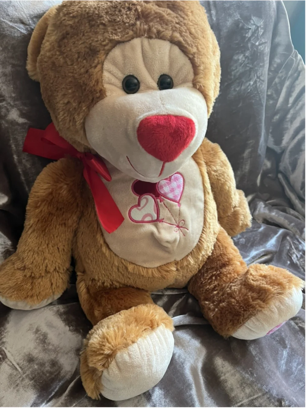 2013 Valentine's Day Plush Bear super cute , OR ANNIVERSARY , ANYTIME REALLY 19'